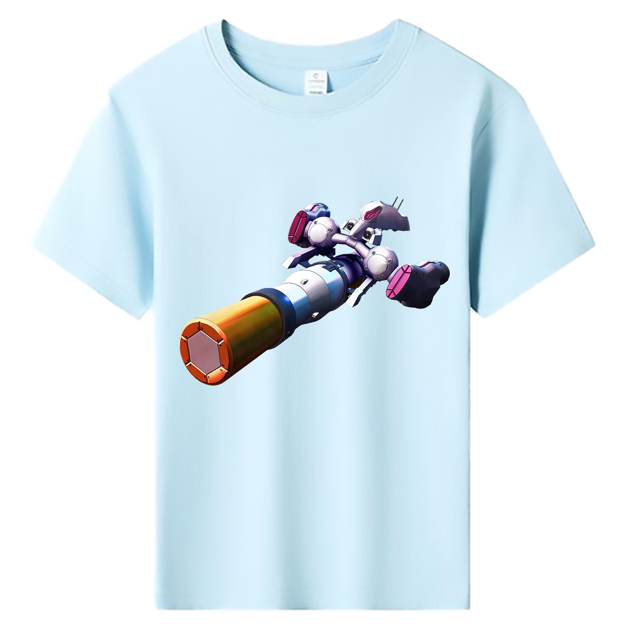 （画像用） 機動戦士ガンダム Mobile Suit Gundam 綿100％キッズTシャツ（フロントプリント）